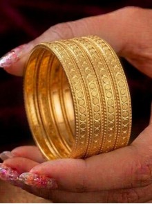 Gold Plated Bangles